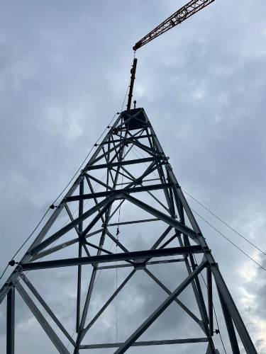F11C避雷針增高-吊掛作業