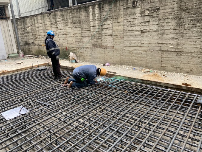1樓A區基礎預埋螺栓1